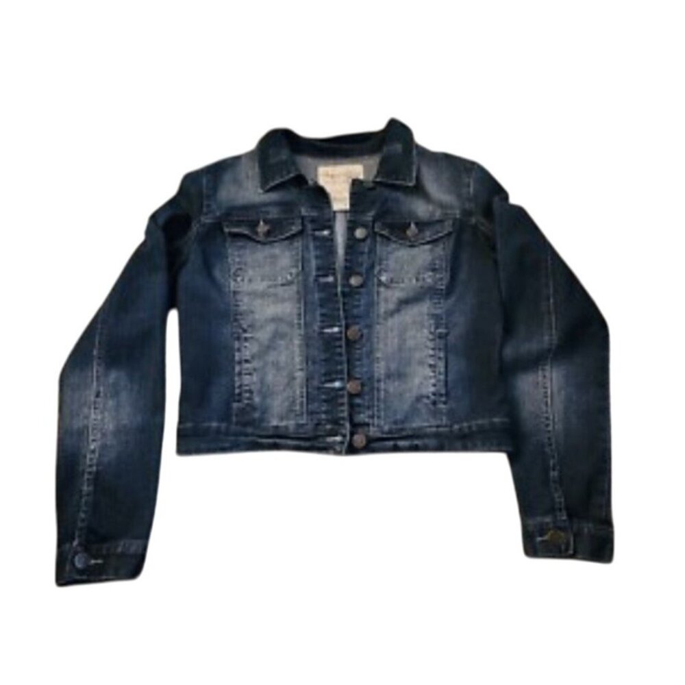 American Rag Juniors Denim Jacket Size L Blue